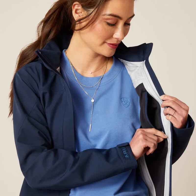 Ariat Coastal Long Parka Navy Eclipse-1