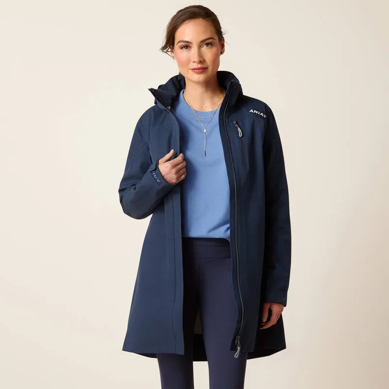 Ariat Coastal Long Parka Navy Eclipse