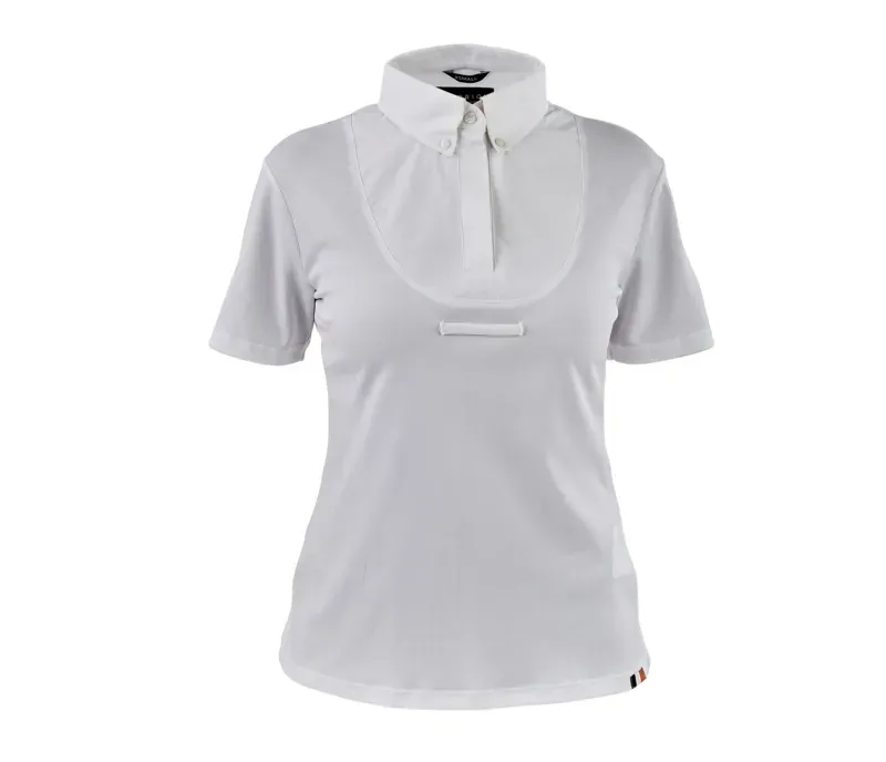 Aubrion Short Sleeve Tie Shirt in White
