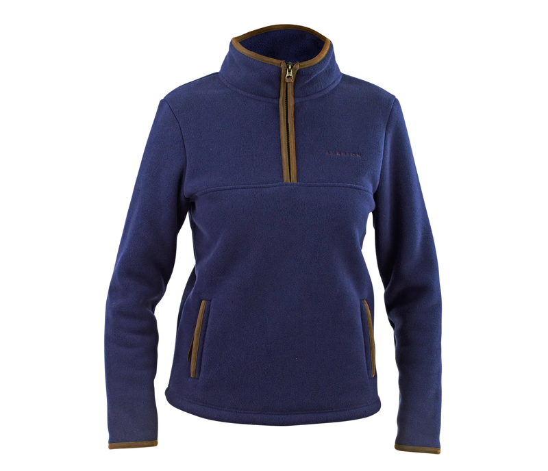 Aubrion Core Half Zip Fleece Navy-1