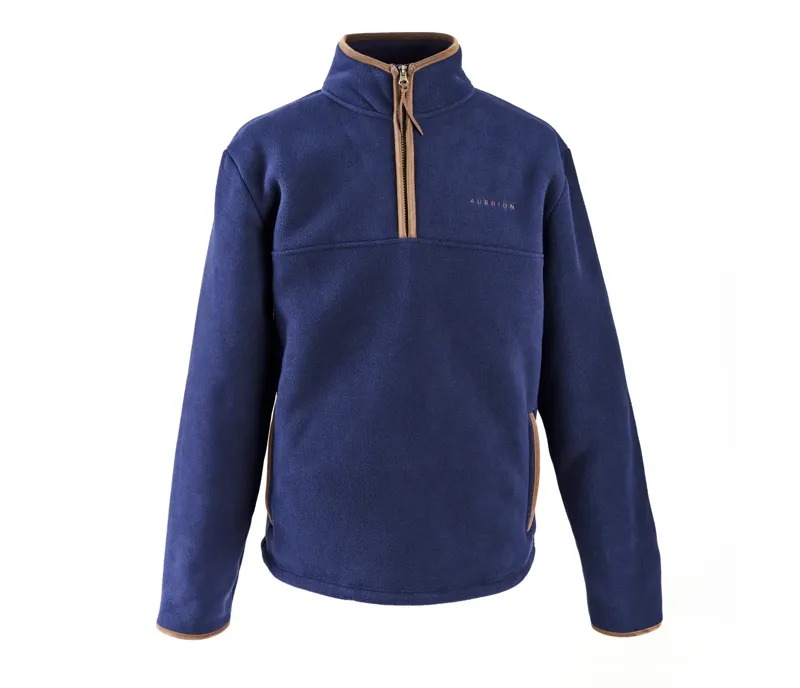 Aubrion Core Half Zip Fleece Navy - Gents
