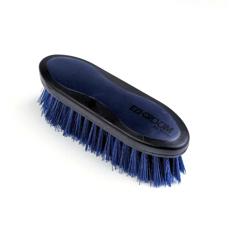 Ezi-Groom Large Grip Dandy Brush in Navy