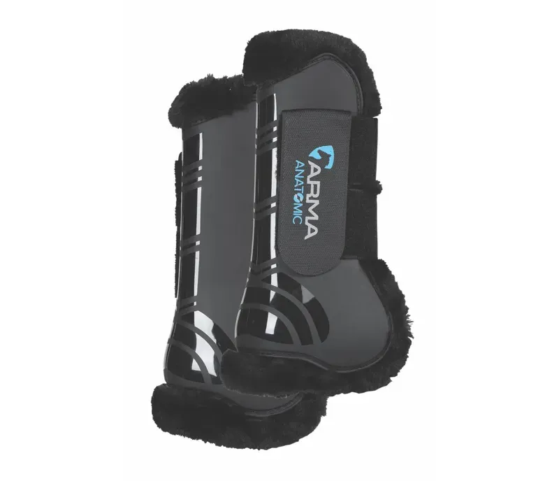 ARMA SupaFleece Tendon Boots in BLACK