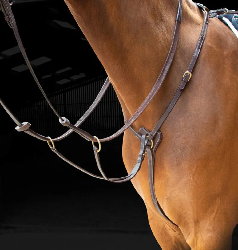 Salisbury Three Point Breastplate In Australian Nut