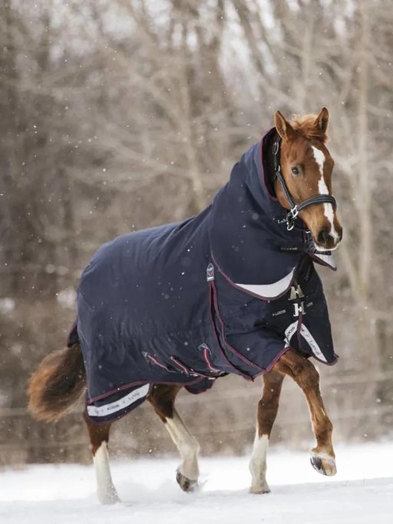 LeMiuex Kudos Turnout Rug 350g Navy-1