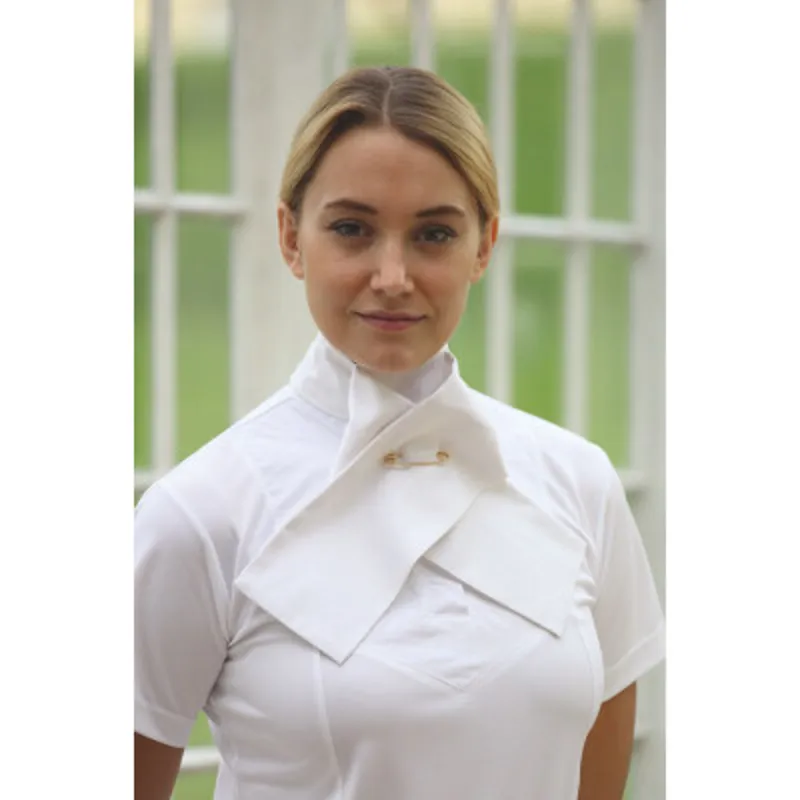 Aubrion Ready Tied Stock in WHITE