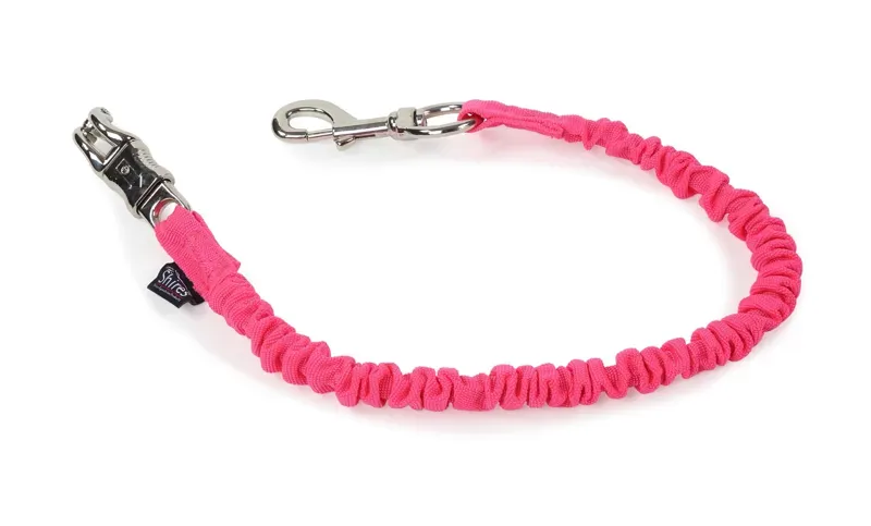 Shires Bungee Breakaway Trailer Tie in Pink
