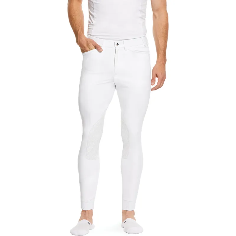 Ariat Mns TRI Factor Knee Patch Breech White