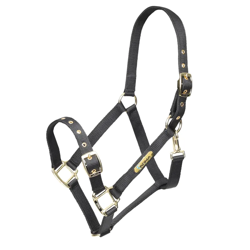 Arma Adjustable Headcollar in Black