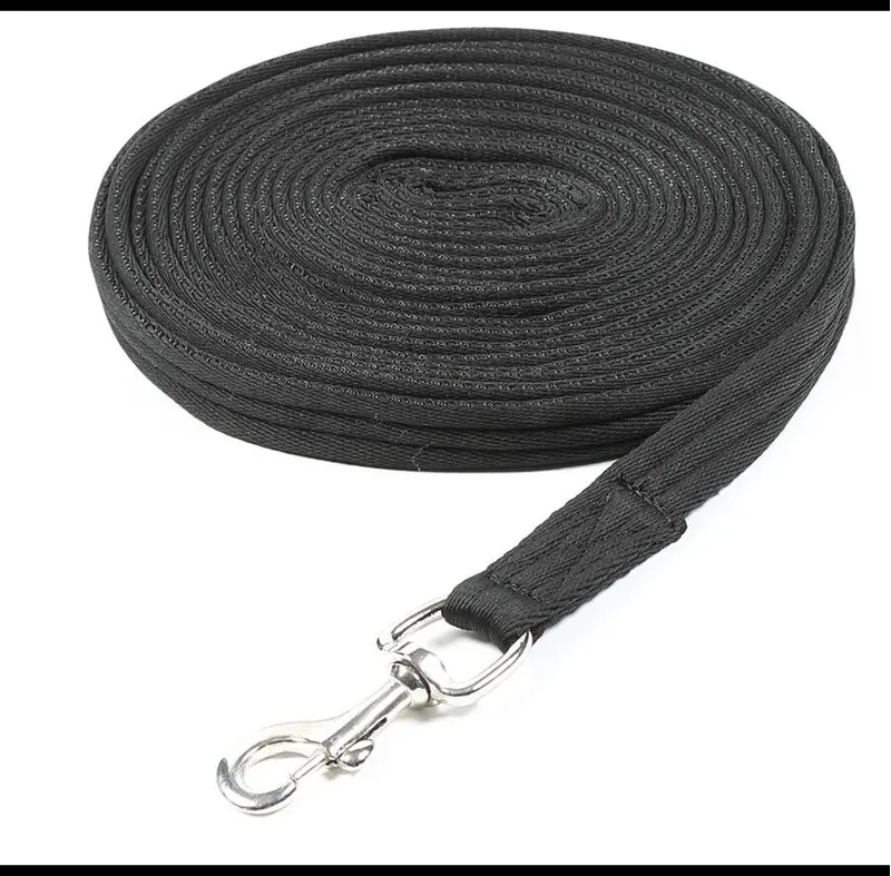 Wessex 8m/26 Cushion Web Lunge Line In Black