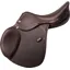 Prestige Italia X-Meredith D Jump Saddle with Flocked Panels Tobacco