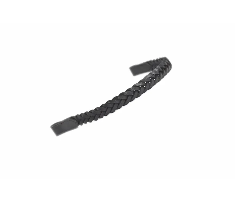 Velociti GARA Plaited Browband in BLACK