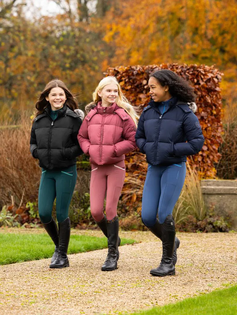 LeMieux Young Rider Gia Puffer Jacket Black-4