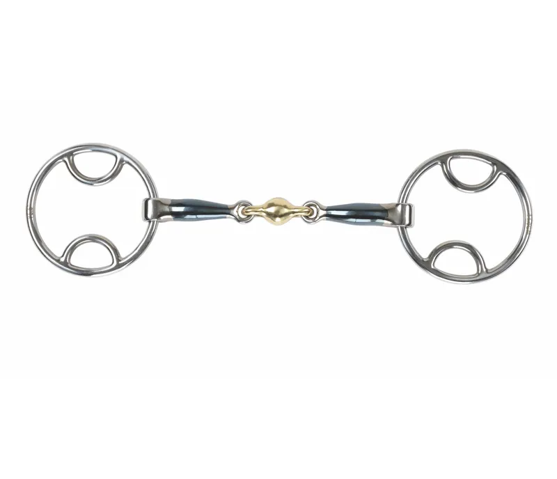 Shires Blue Sweet Iron Bevel Bit with Lozenge in BLUESWT