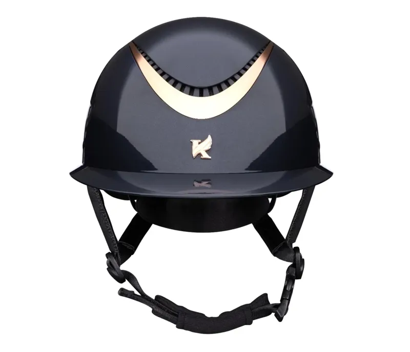 Karben Alina Riding Hat in Navy/Rosegold