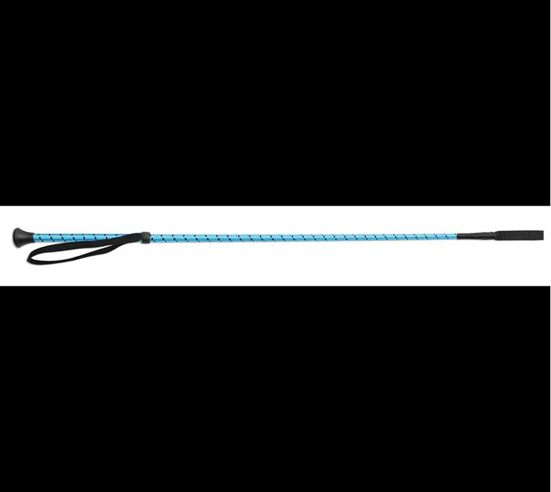 Shires 26 Inch Thread Stem Whip In Blue