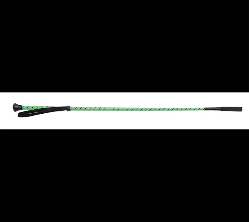 Shires 26 Inch Thread Stem Whip In Green