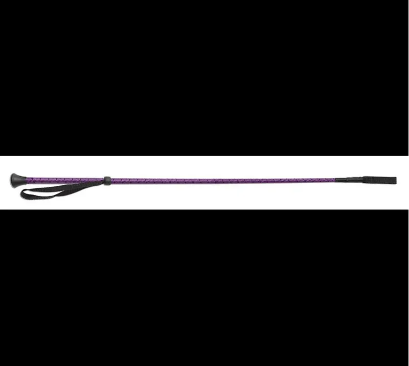 Shires 26 Inch Thread Stem Whip In Purple