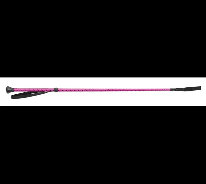 Shires 26 Inch Thread Stem Whip In Pink