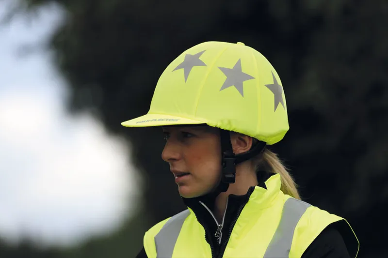 Equi-Flector Hat Cover in Yellow