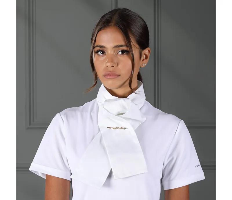 Shires Untied Stock in WHITE