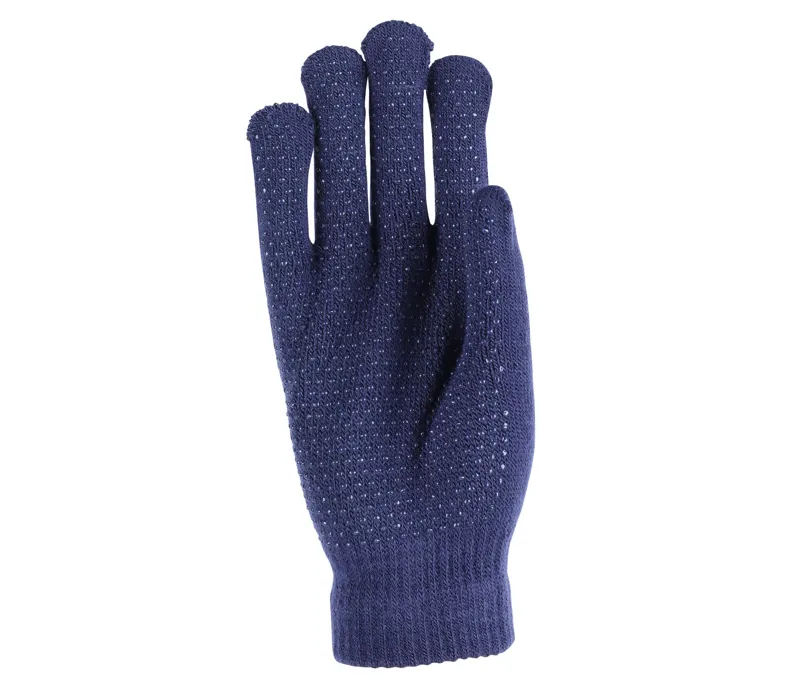 Shires Suregrip Gloves - Child in NAVY