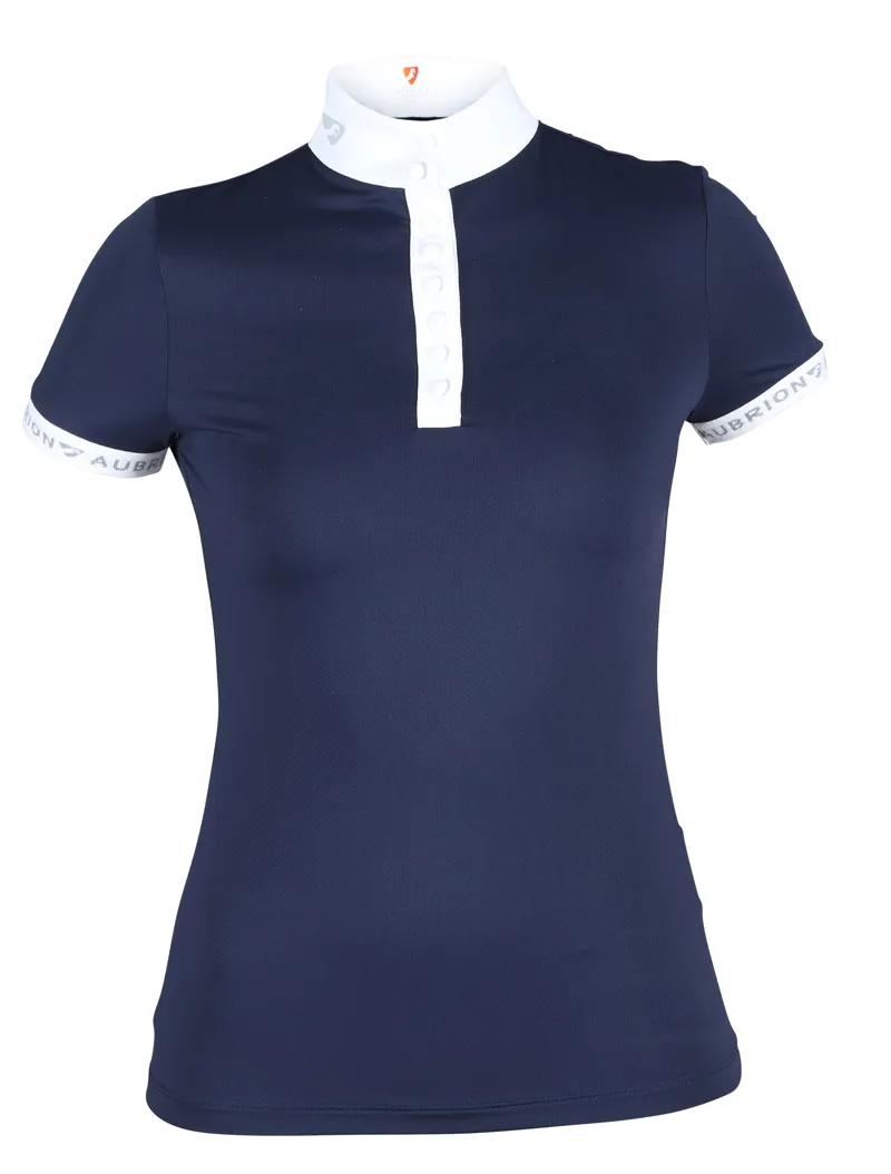 Aubrion Chester Young Rider Show Shirt in Blue