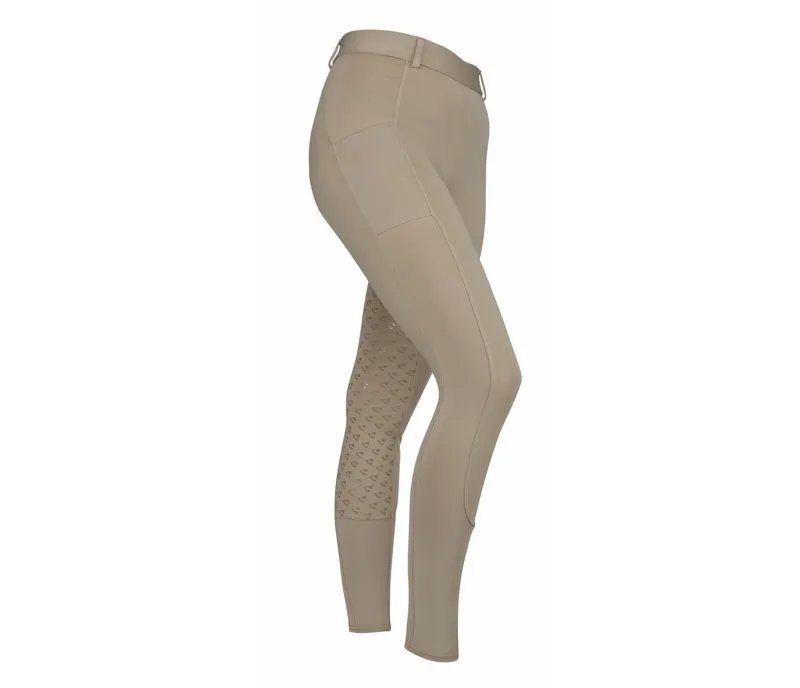 Aubrion Albany Riding Tights - YR in BEIGE