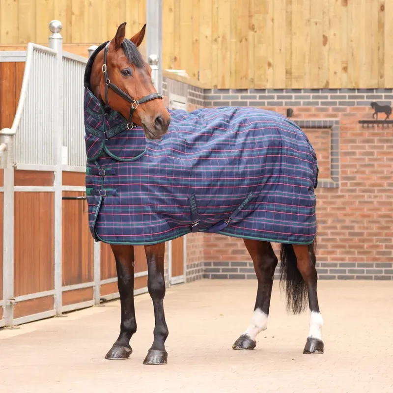 Tempest Plus 100 Stable Combo Rug in Navy Tartan