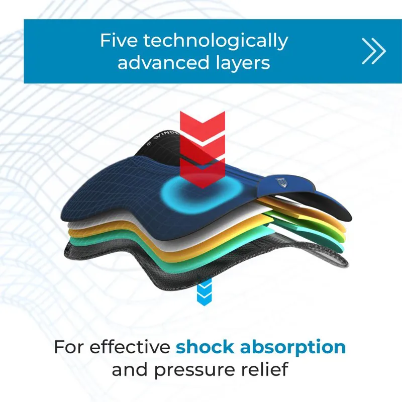 Winderen Saddle Half Pad Jumping Slim 10mm Coal-4