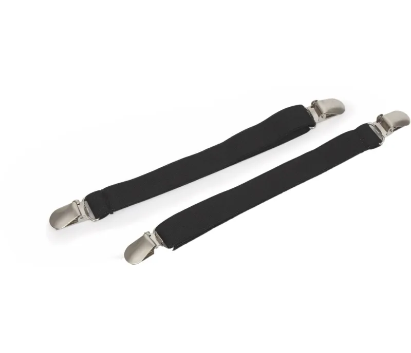 Shires Elastic Jodhpur Clips SINGLE in BLACK