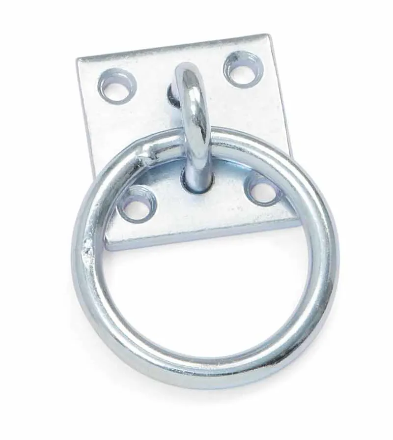 Shires One Size Tie Ring With Metal Plate