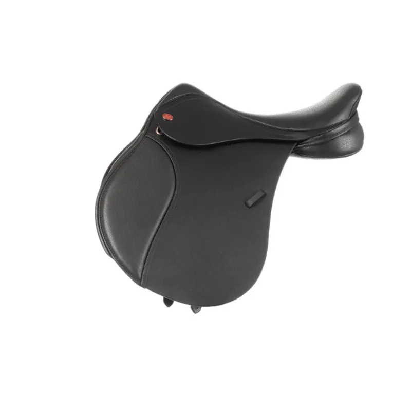 Kent and Masters Original Pony Saddle Long Leg Black
