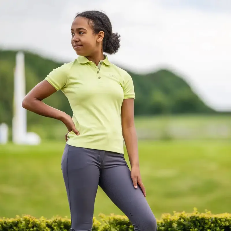 LeMieux Young Rider Short Sleeve Base Layer Kiwi