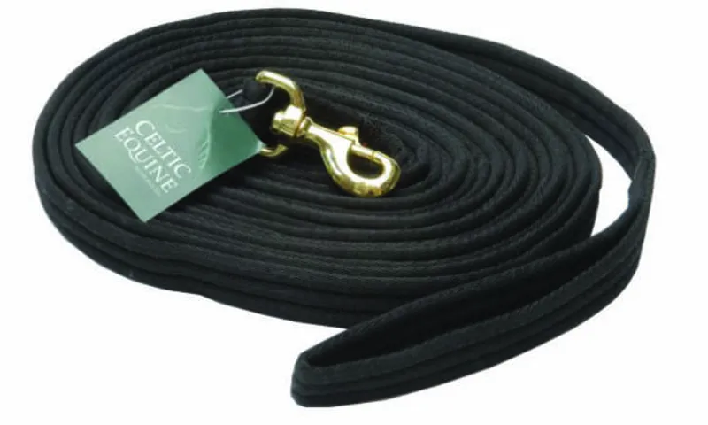 Celtic Equine Lunge Lead Black