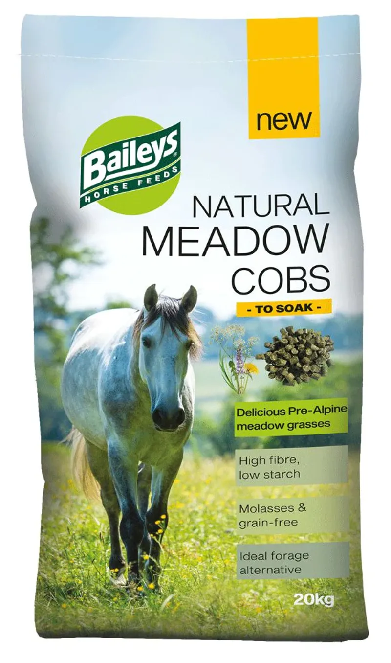 Baileys Natural Meadow Cobs 20kg Feed