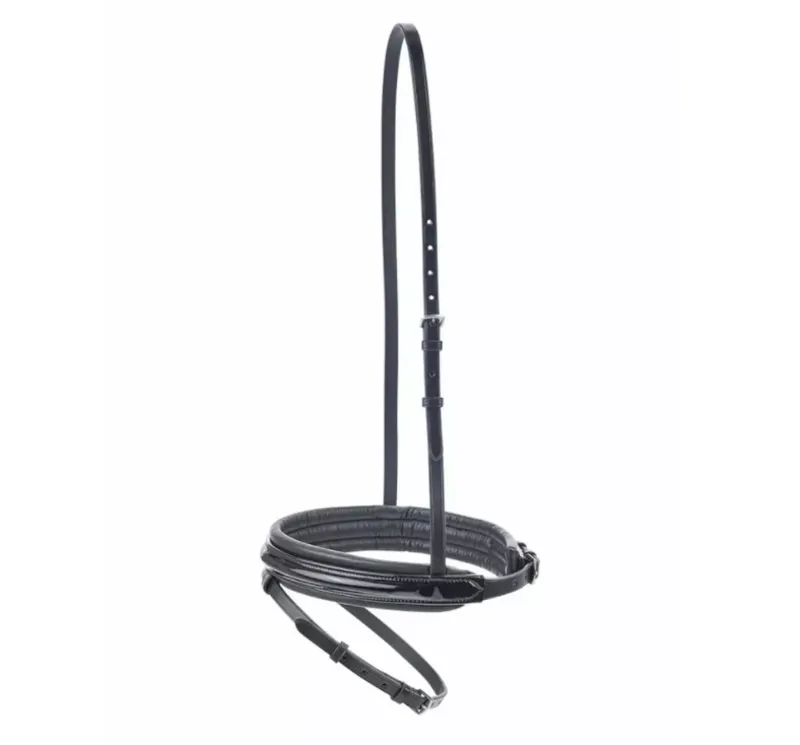 Velociti Padded Raised Flash Noseband in Black
