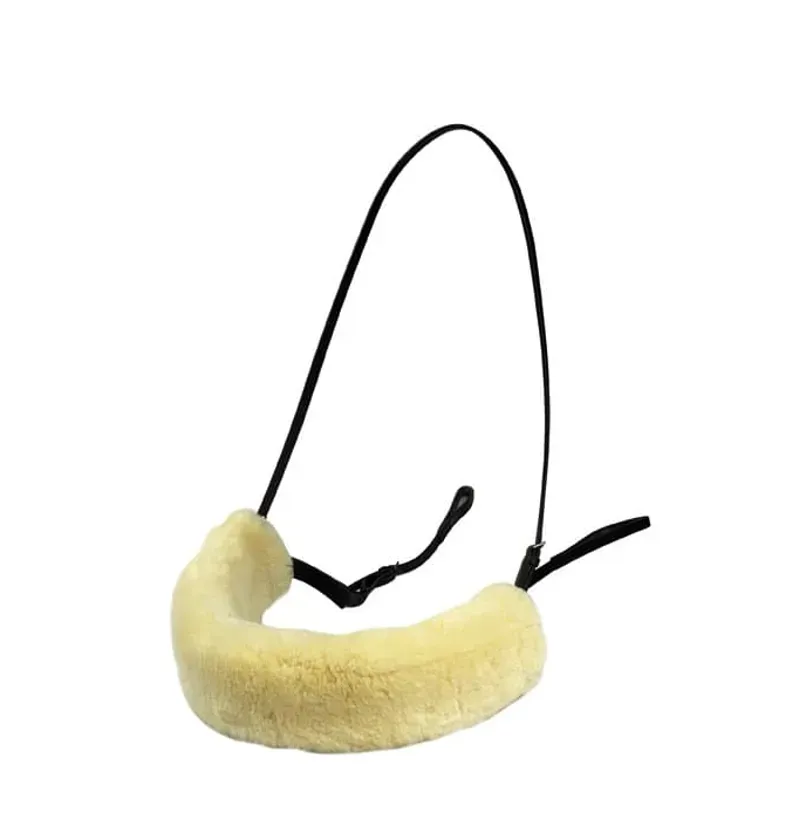 LeMieux Lambskin Breast Girth Cover in Natural