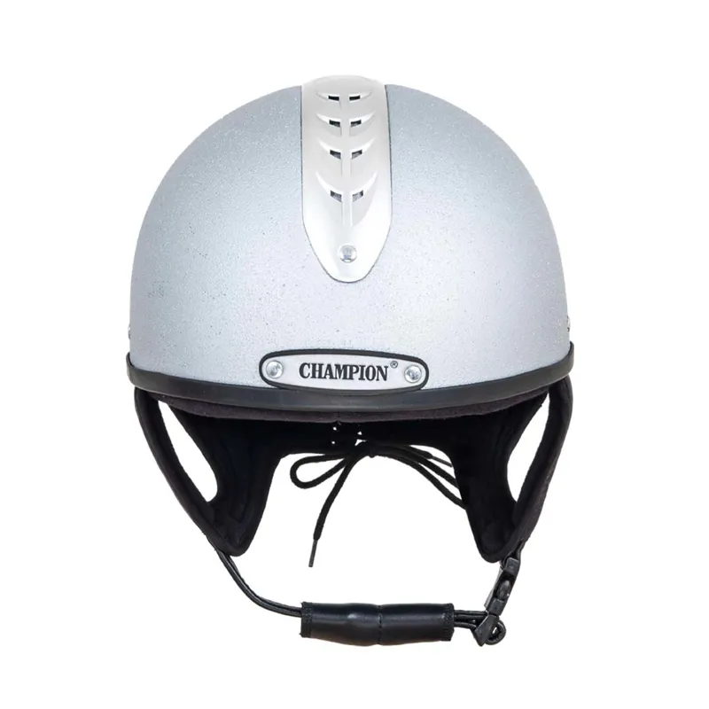 Champion Revolve Ventair MIPS Jockey Skull Riding Hat Silver-1
