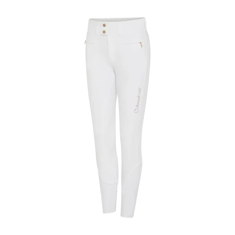 Samshield Clara Knee Grip Breeches White-Rose Gold