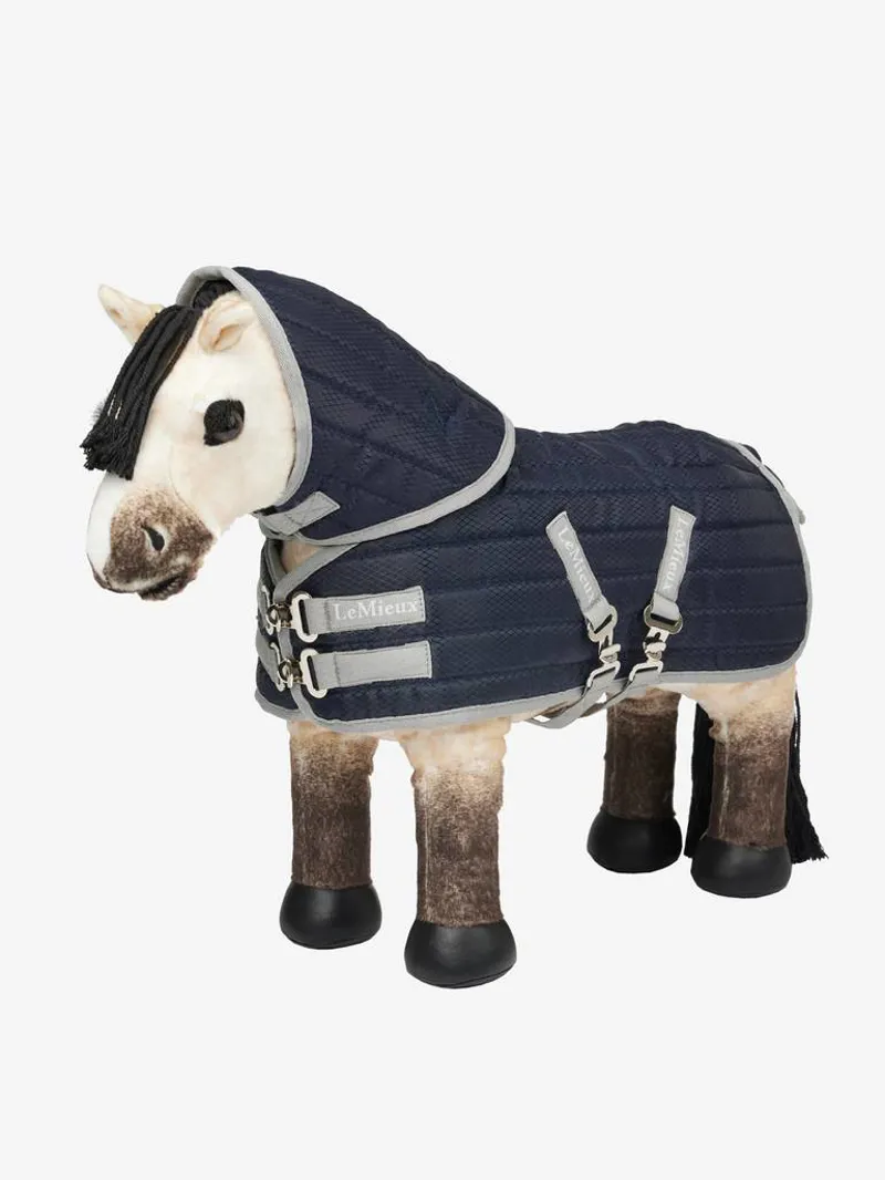 LeMieux Toy Pony Stable-Tek Rug Navy-3