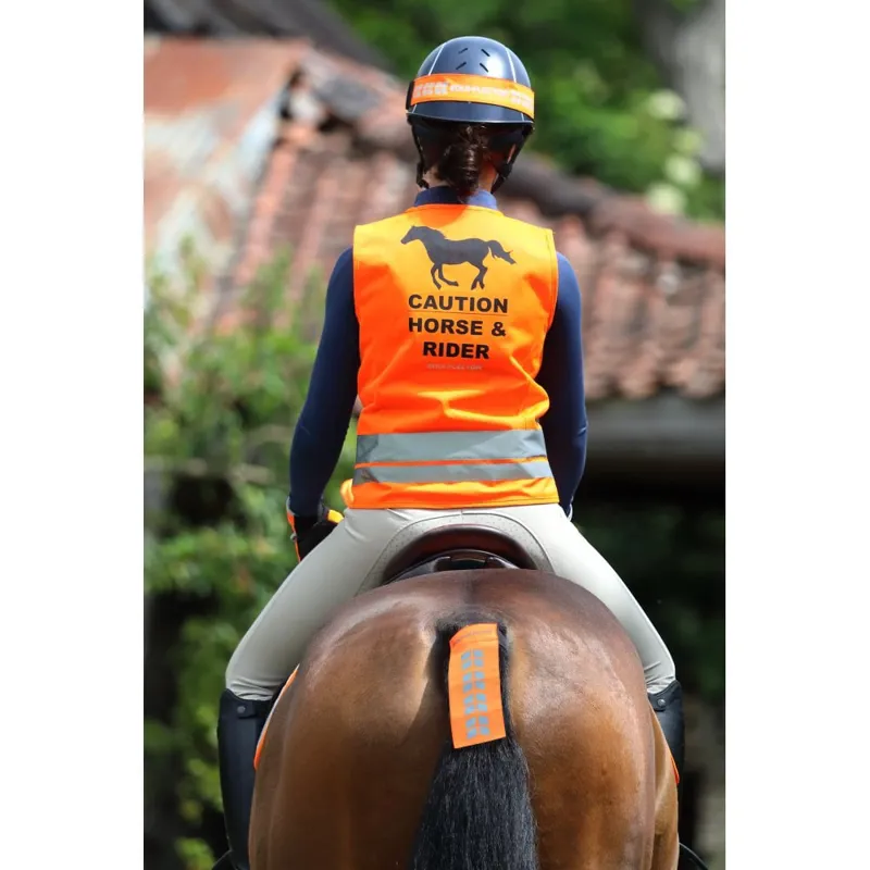 Equi-Flector Safety Vest in Orange