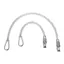 KM Elite Plastic Coated Long Chain in Silver