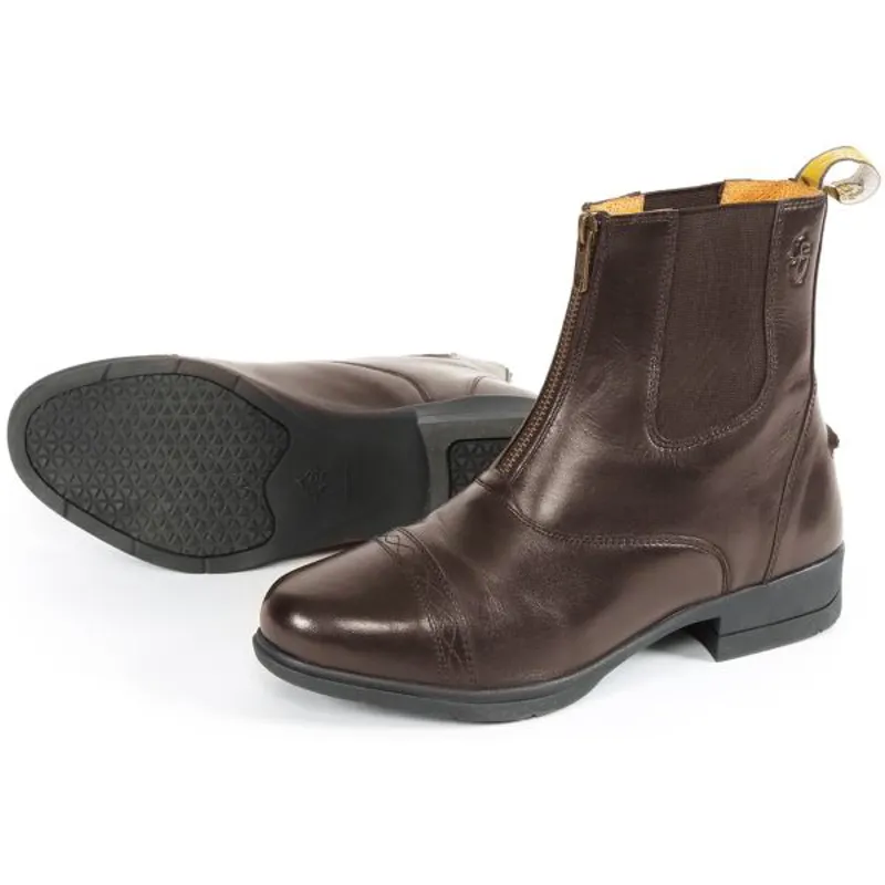 Moretta Rosetta Paddock Boots in Brown