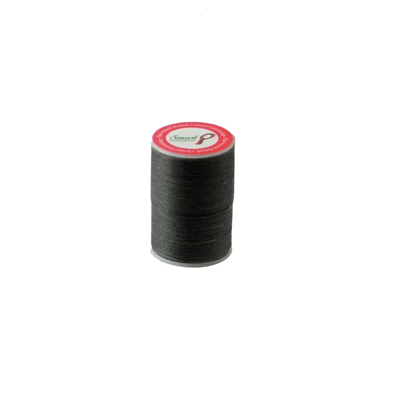 Smart Grooming Flat Waxed 90m Plaiting Thread in Black