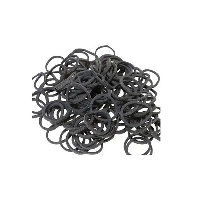Smart Grooming Rubber Plaiting Bands in Black