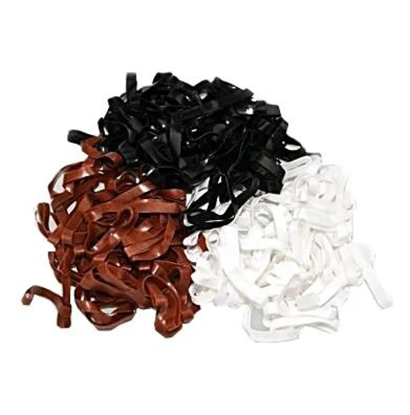 Smart Grooming Silicone Plaiting Bands Black
