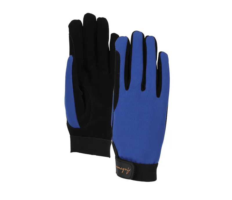 Aubrion Team Winter Riding Gloves in BLUE