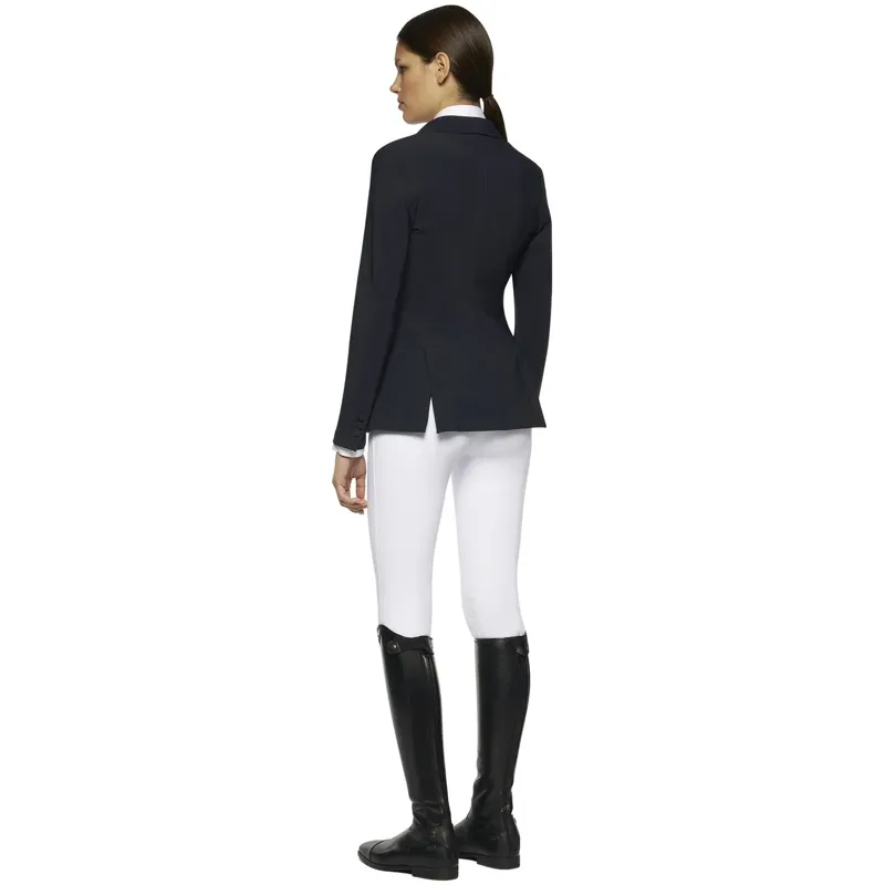 Cavalleria Toscana Ladies american Jersey Hunter Riding Jacket - Navy-1