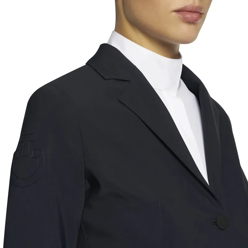 Cavalleria Toscana Ladies american Jersey Hunter Riding Jacket - Navy-2